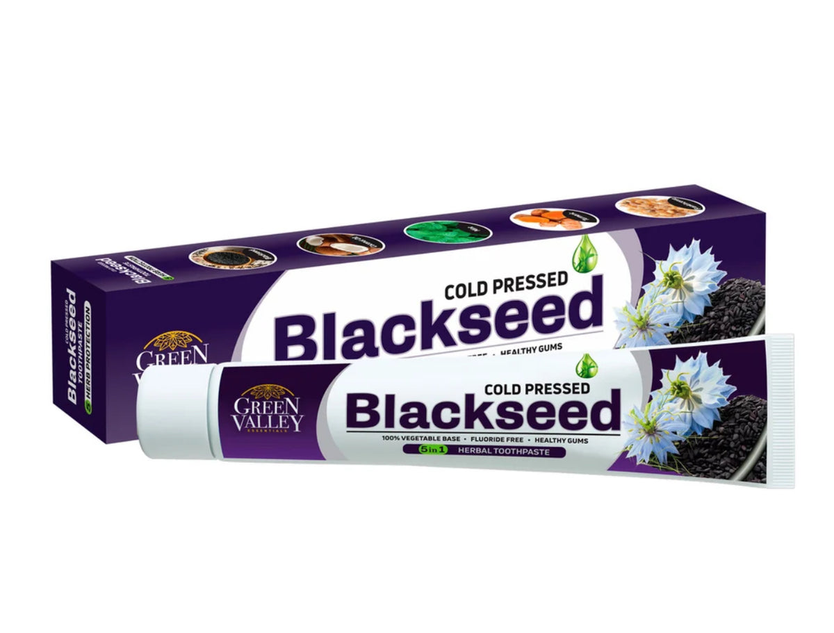 Blackseed herbal toothpaste - معجون أسنان الحبة السوداء الطبيعي