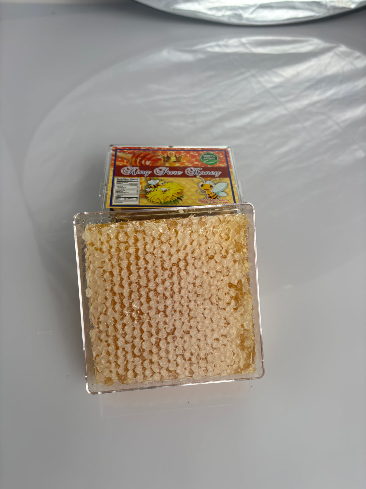 Indiana Raw Honey with Whole Honeycomb